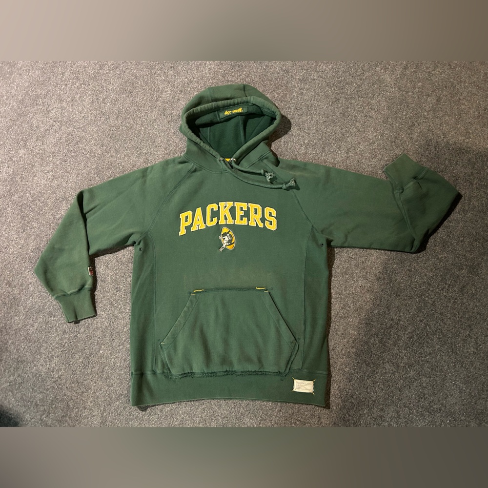Men’s Classic Reebok Green Bay Packers Hoodie, Large